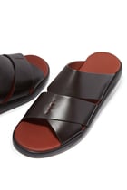 Arabic-Inspired Nappa Calfskin Leather Sandals
