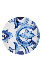 Fiore Blu Mediterraneo Bread Plates, Set of 2