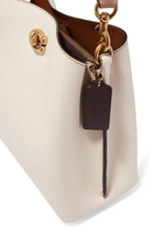 Willow Pebble Leather Bucket Bag