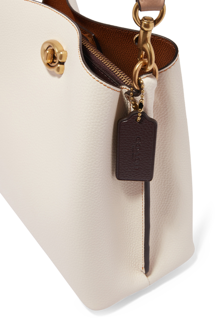 Willow Pebble Leather Bucket Bag