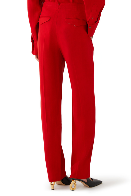 Tapered Leg Trousers