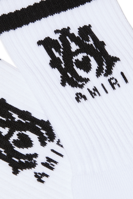 Ribbed M.A. Athletic Socks