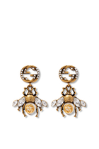 Interlocking G Bee Earrings