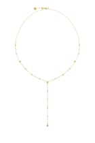 Enishi Lariat Necklace, 18k Yellow Gold with Diamonds