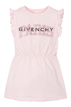 Kids Embellished Ruffle Dress