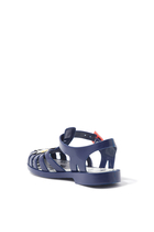 Kids Tiger Buckled Sandals