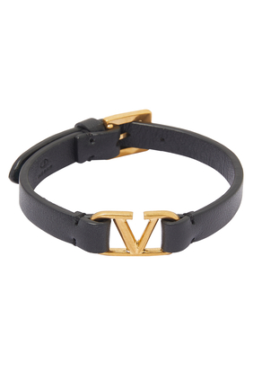 Valentino Garavani VLogo Signature Calfskin Bracelet