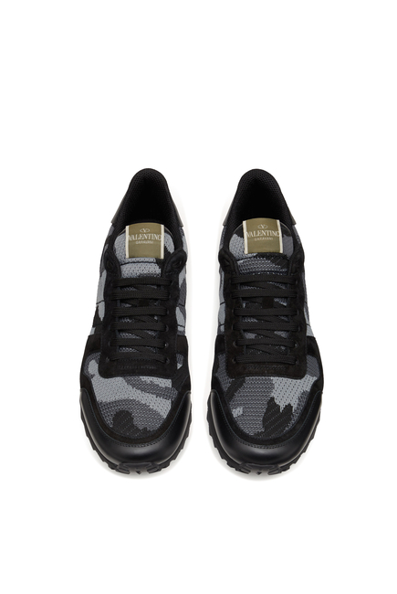  Camouflage Knit Rockrunner Sneakers