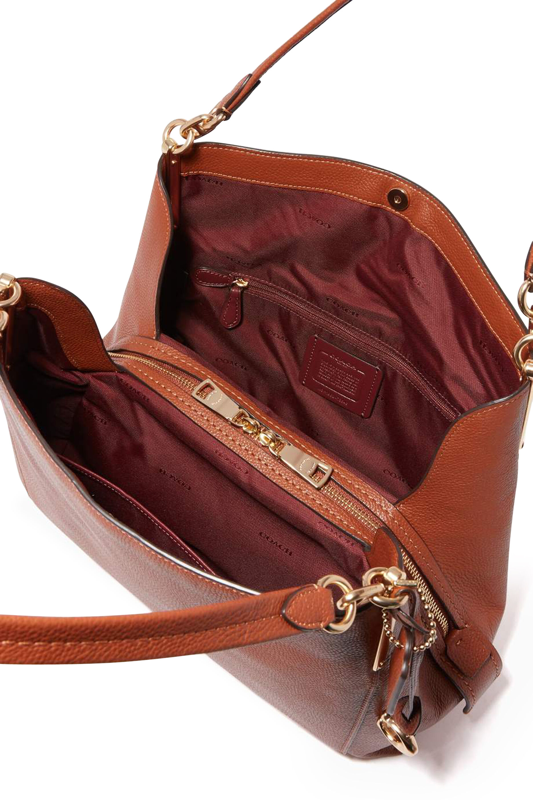 Coach dalton 28 sale leather shoulder bag