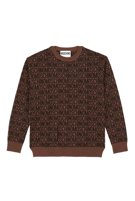 All-Over Logo Sweater