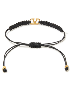 Valentino Garavani VLogo Braided Bracelet