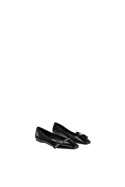 Veda Leather Ballerina Flats