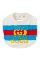 Cotton Logo Bib