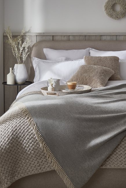 Luxury Wool-Cashmere Throw