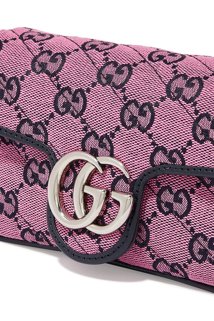 GG Marmont Multicolour Super Mini Bag