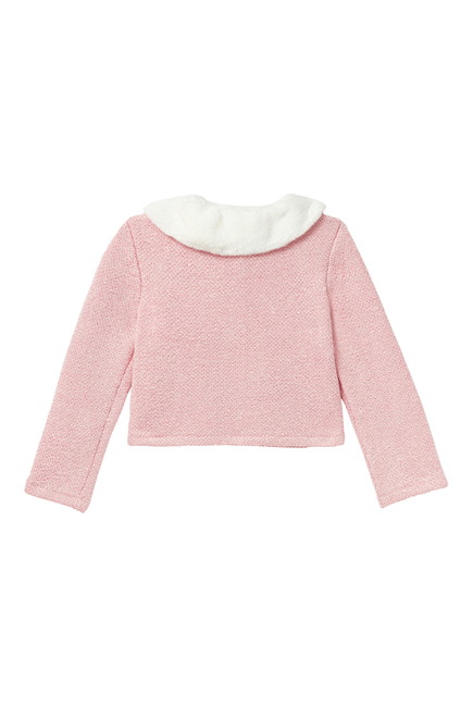 Kids Sequin Embellished Cardigan