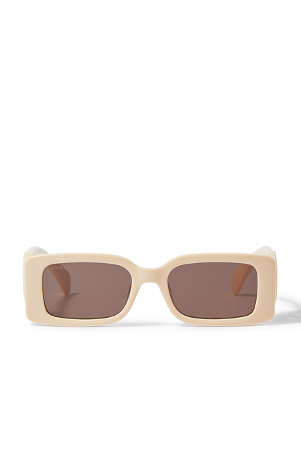 Rectangular Frame Sunglasses