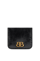 Monaco Logo-Plaque Leather Wallet