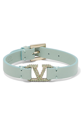 Valentino Garavani Women's Vlogo Signature Leather Bracelet