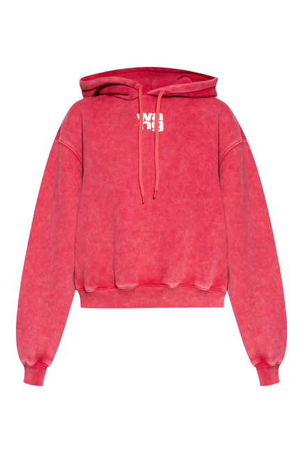 Essential Terry Hoodie With Puff Paint Logo