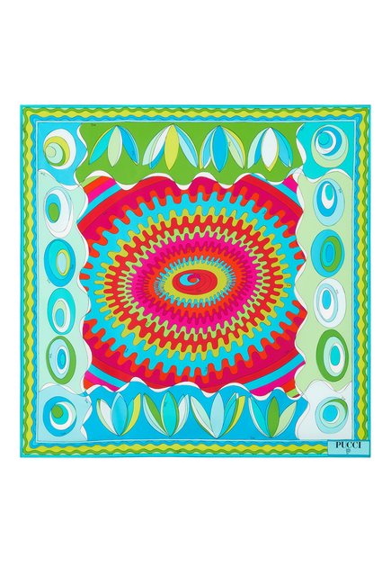 Bersaglio Print SIlk Scarf