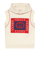 Cotton Sweatshirt with Gucci Logo