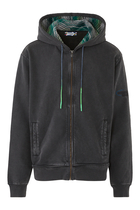 Sport Jersey Zipped Hoodie