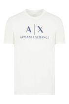 AX Logo Print T-Shirt