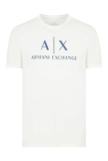 AX Logo Print T-Shirt