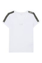 EA7 Sequin Logo T-Shirt