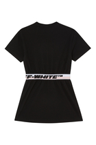 Logo Tape Waistband Dress