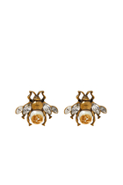 Crystal Bee Earrings