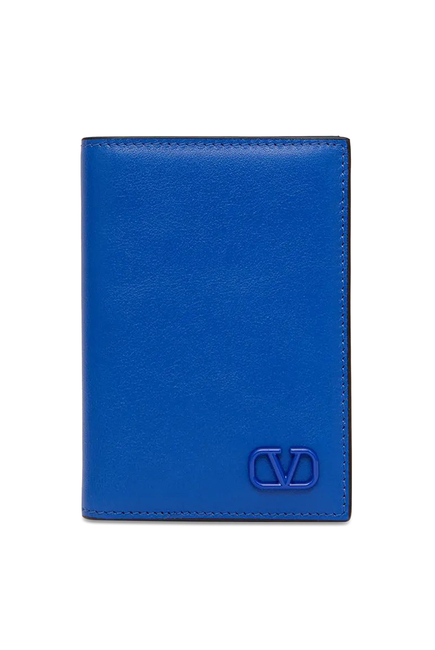 V Logo Signature Card Holder