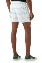 Diamond Monogram Silk Shorts