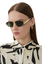 Metal Triomphe Aviator Sunglasses