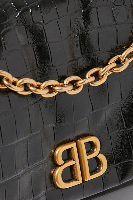 Monaco Small Leather Chain-strap Bag