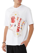 Candy Print Straight-Fit T-Shirt