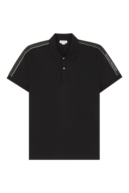 Logo-Tape Polo Shirt