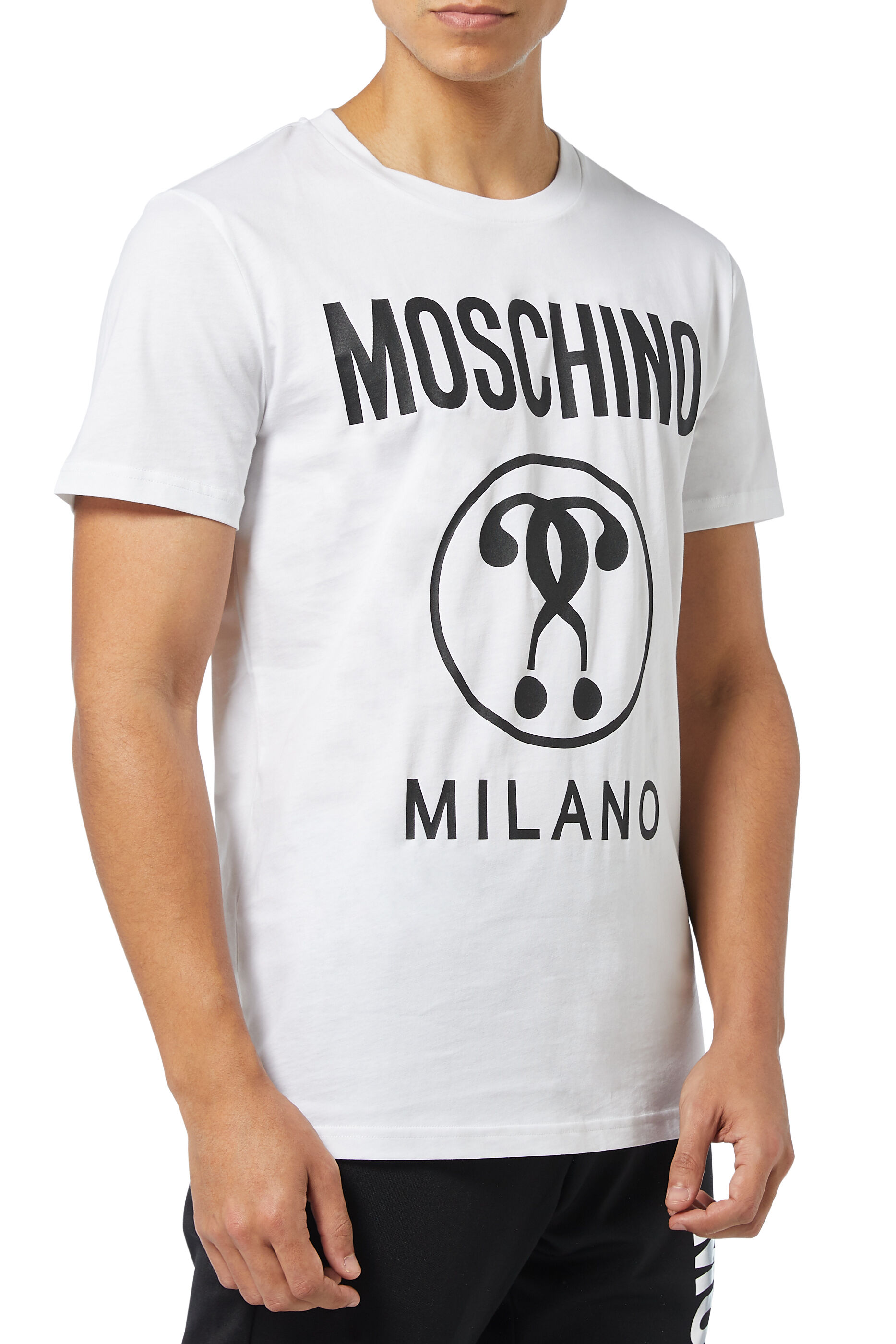 moschino question mark t shirt
