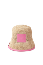 Le Bob Soli Raffia Bucket Hat