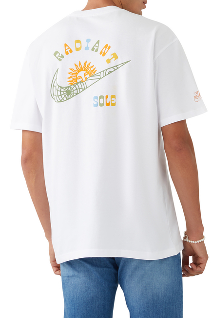 Radiant Sole Graphic Print Cotton T-Shirt