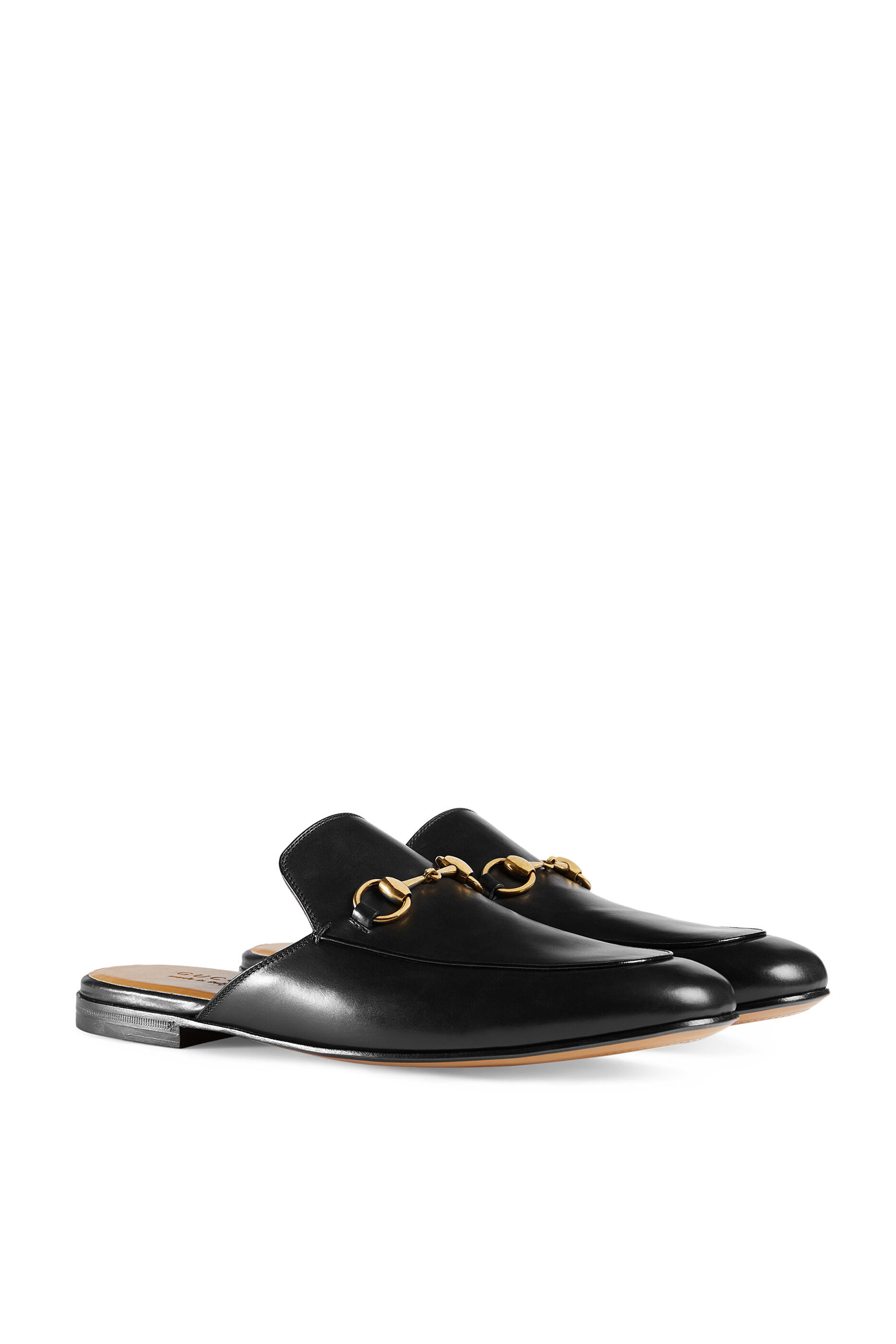 gucci leather horsebit slipper