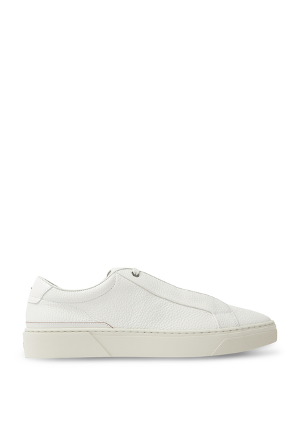 Gary Tenn Grained Leather Sneakers