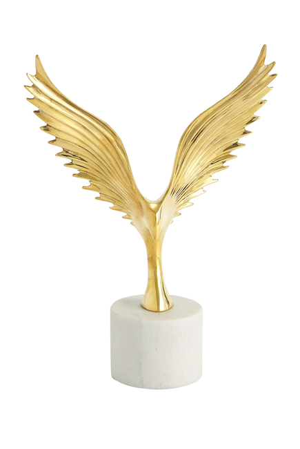 Soaring Bird Brass Statue