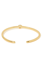 Solitaire Cuff Bracelet