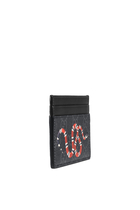 GG Supreme Kingsnake Print Card Case