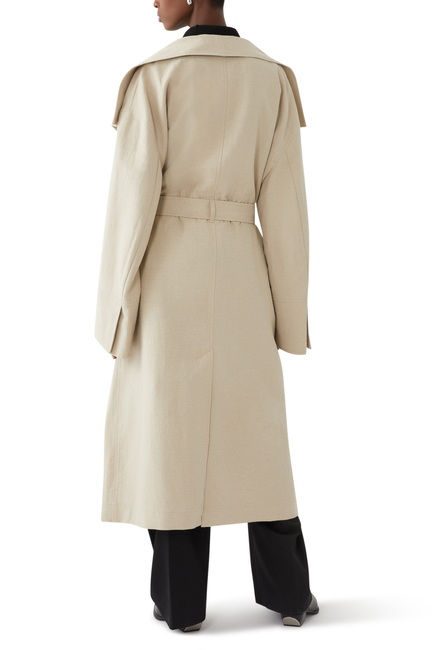 Signature Linen-Blend Coat