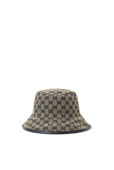 Gucci Reversible GG and Horsebit Bucket Hat
