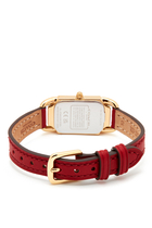 Cadie Leather Band Watch