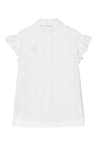 Kids Sequin Embroidered Blouse